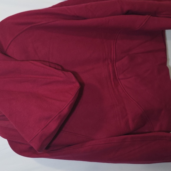 Crz Yoga Fleece Lined Half Zip Hoodies with Thumb Holes - Picture 7 of 7